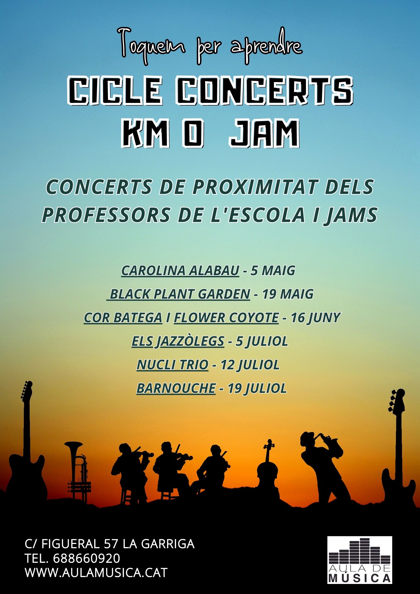 CICLES CONCERTS KM JAM